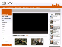 Tablet Screenshot of hvtv.dk